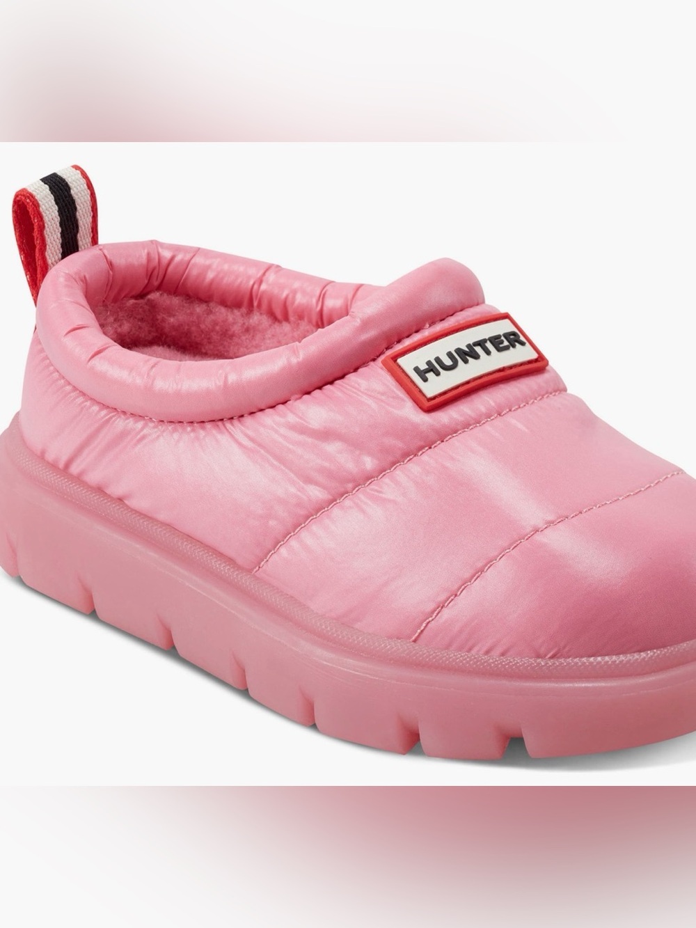 Hunter Kids Pink ‘Cody’ Mules. Toddler 8